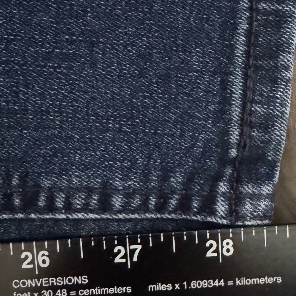 Levis 541 Athletic Taper Jeans Mens 38x29 Dark Wash Blue Denim Stretch 38x29 - Picture 5 of 6